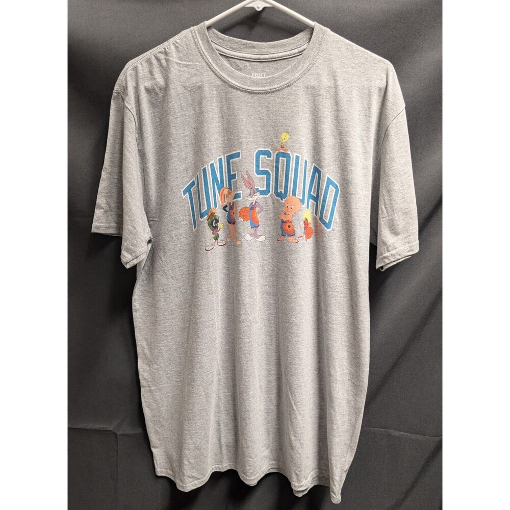 Space Jam 2 New Legacy Tune Squad Gray Graphic Tee Men Size XL